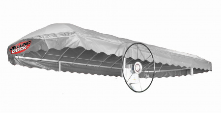 New JB LUND 28' x 120" CANOPY FRAME & TOP GUN FABRIC CANVAS