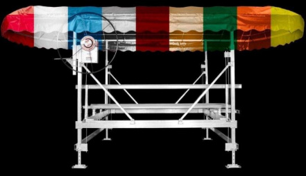 New JB LUND 28' x 120" CANOPY FRAME & TOP GUN FABRIC CANVAS