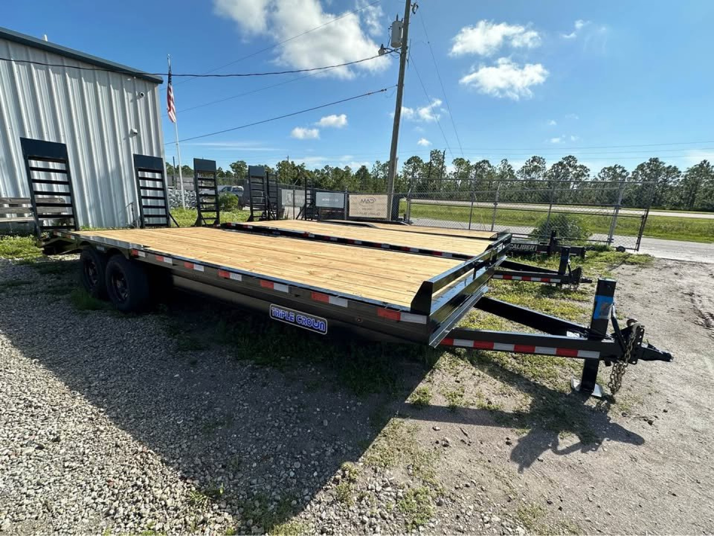 New Triple Crown Trailers 8x20 14K Deckover Equipment Trailer