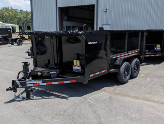 New 2025 TRIPLE CROWN TRAILERS 7' x 14' Super Duty 14K Telescopic Dump Trailer
