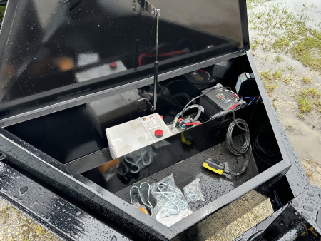 New 2026 Caliber Trailer Mfg 7x14 14K GVWR 24" I-Beam Dump Trailer