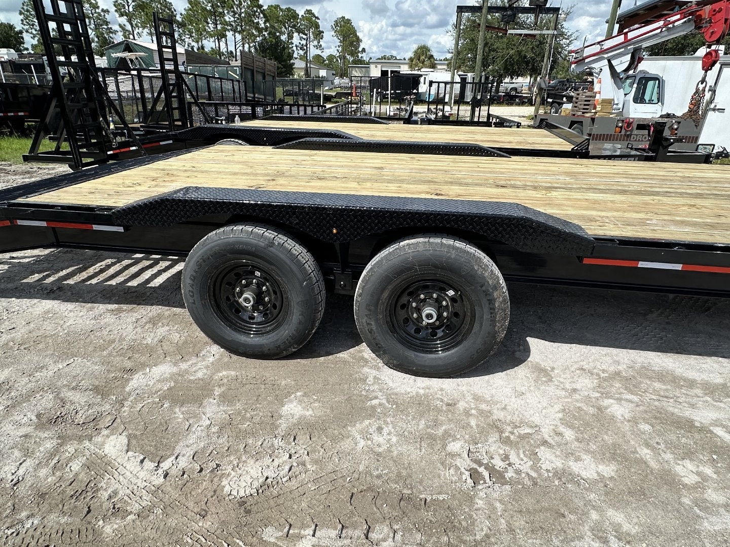 New 2026 Caliber Trailer Mfg 8.5x24 14K Drive Over Fender Equipment Trailer