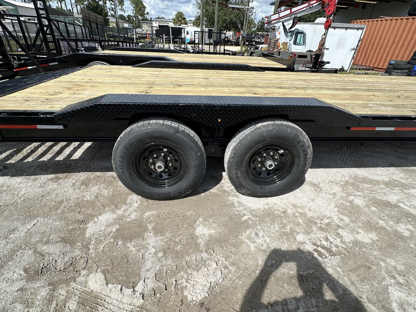 New 2026 Caliber Trailer Mfg 8.5x20 14K Drive Over Fender Equipment Trailer