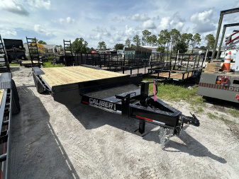 New Caliber Trailer 8.5x20 14K I-Beam Drive Over Fender Equipment Trailer