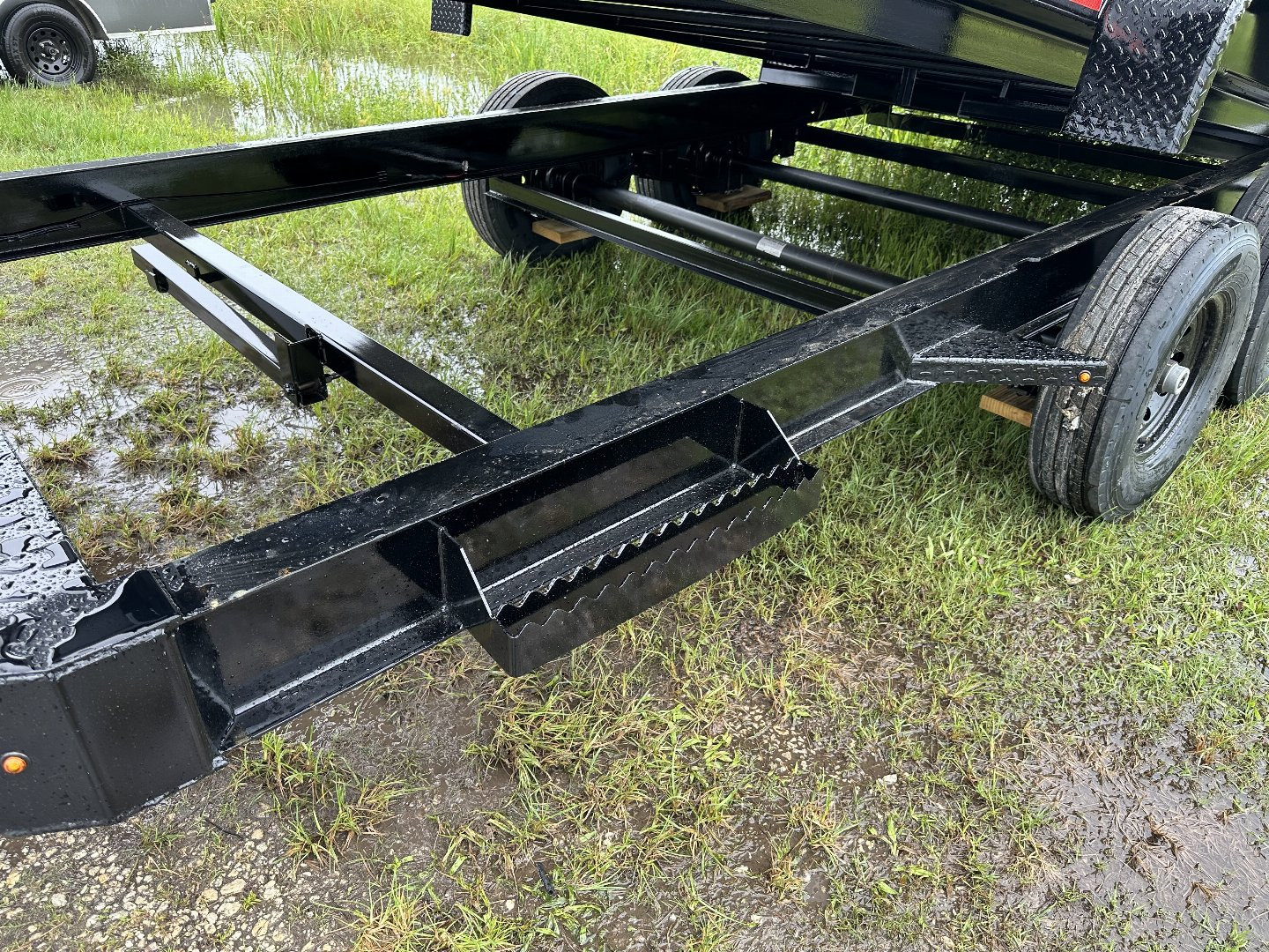New Caliber Trailer 7x16 14K GVWR 48" I-Beam Dump Trailer