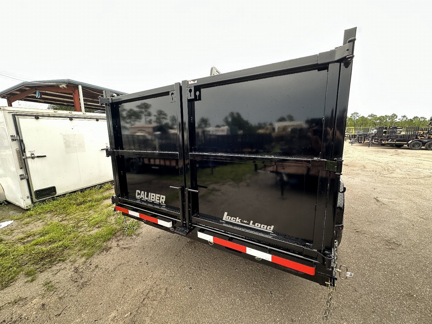 New Caliber Trailer 7x16 14K GVWR 48" I-Beam Dump Trailer