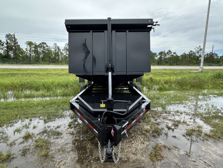 New 2026 Caliber Trailer Mfg 7x14 14K GVWR 48" I-Beam Dump Trailer