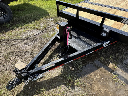 New Caliber Trailer 7x20 14K GVWR Split Tilt Equipment Trailer