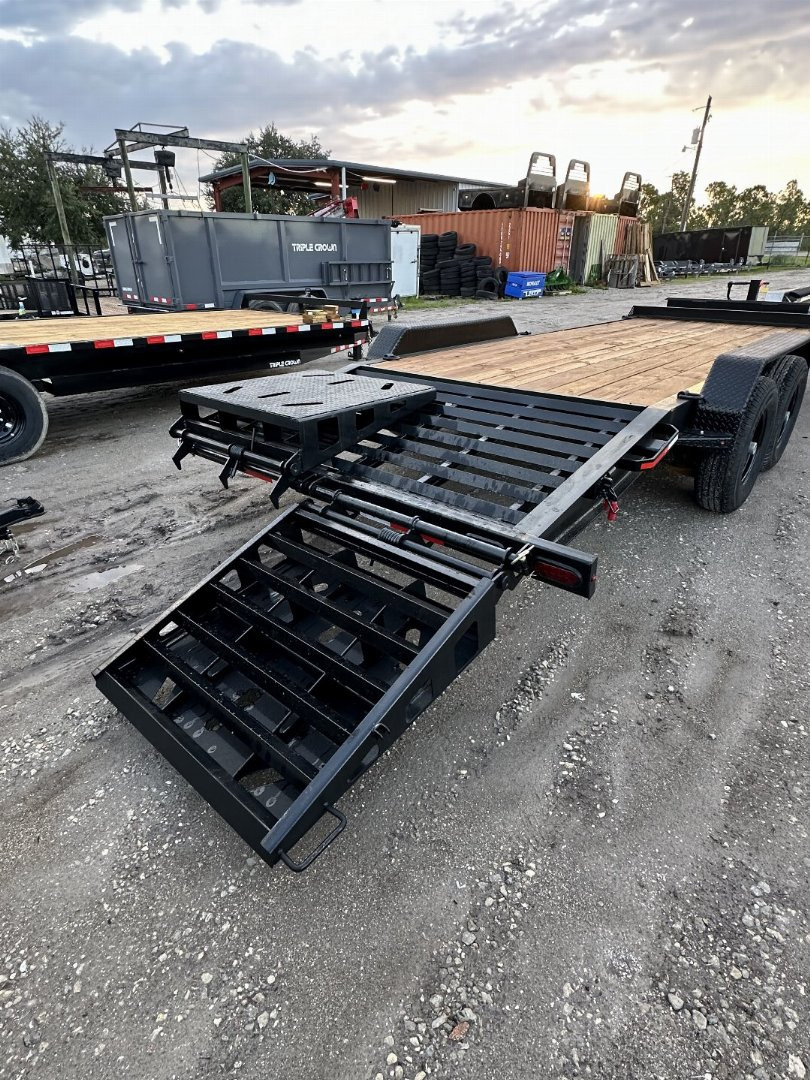 New 2026 Caliber Trailer Mfg 7x24 14K GVWR I-Beam Equipment Trailer