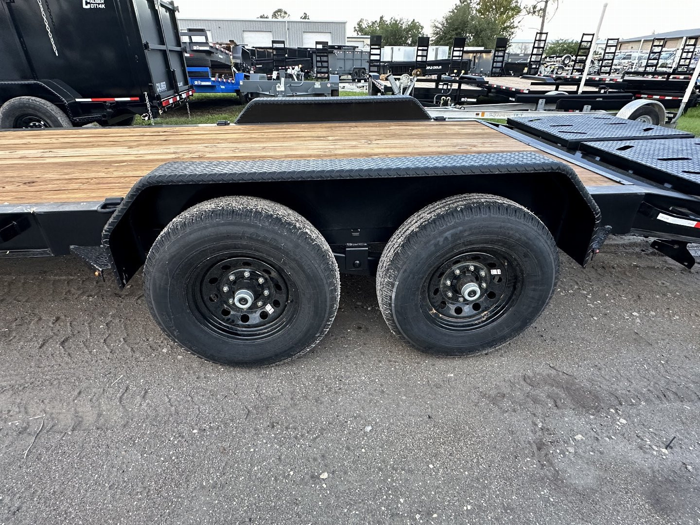 New 2026 Caliber Trailer Mfg 7x24 14K GVWR I-Beam Equipment Trailer