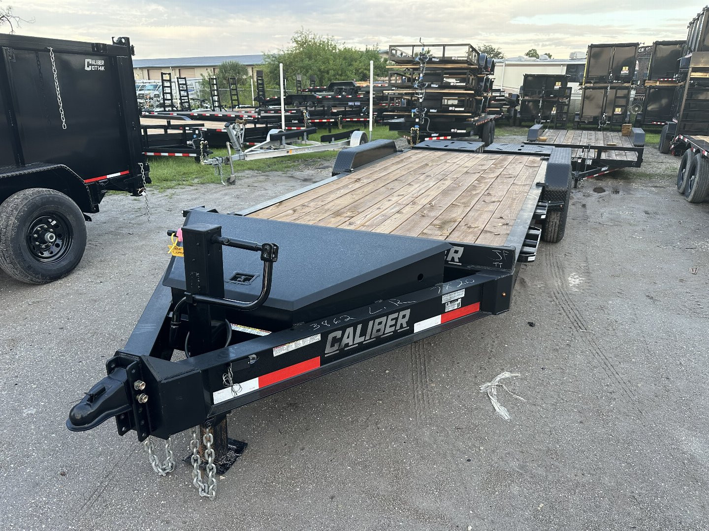 New 2026 Caliber Trailer Mfg 7x24 14K GVWR I-Beam Equipment Trailer
