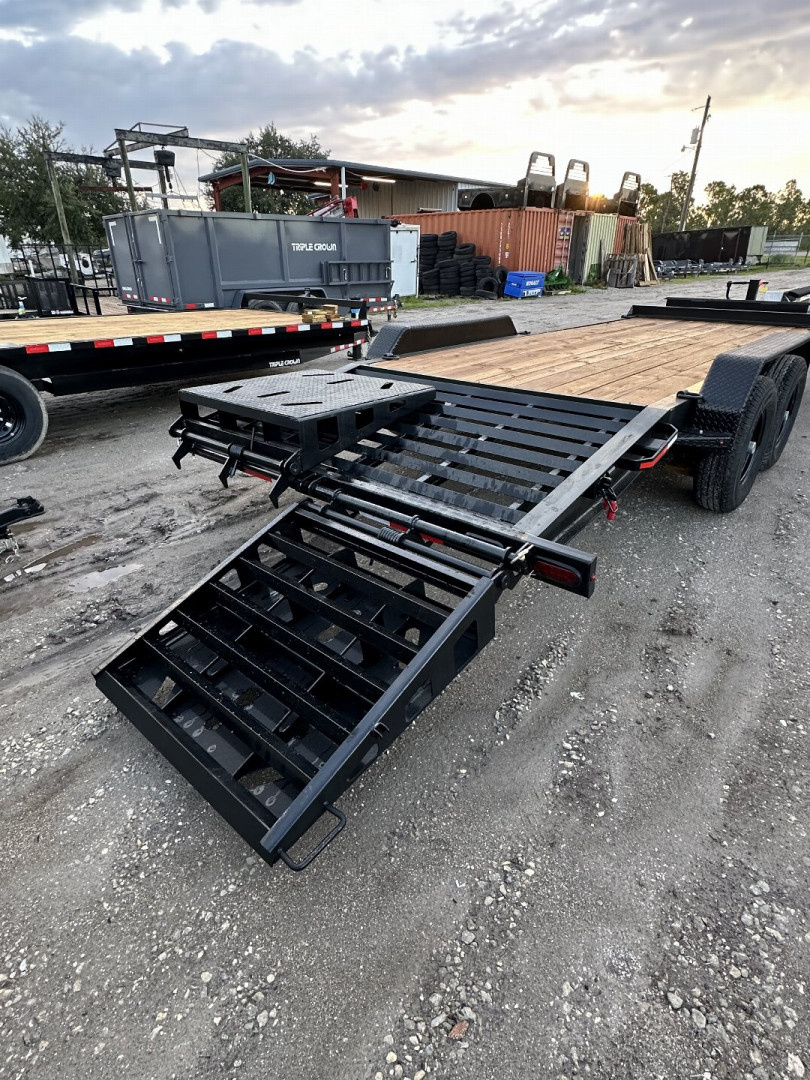 New 2026 Caliber Trailer Mfg 7x24 14K GVWR I-Beam Equipment Trailer