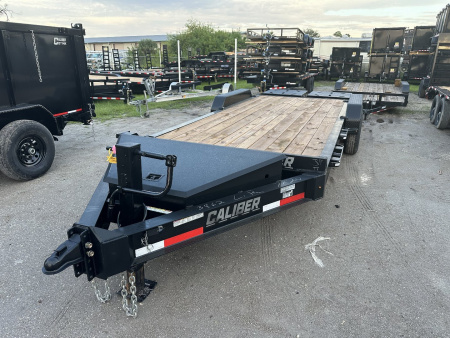 New 2026 Caliber Trailer Mfg 7x24 14K GVWR I-Beam Equipment Trailer