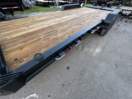 New 2026 Caliber Trailer Mfg 7x20 14K GVWR I-Beam Equipment Trailer