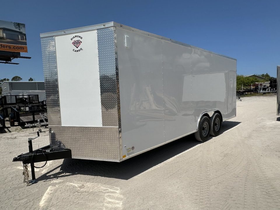 New 2026 DIAMOND CARGO 8.5 x 24 TA Cargo / Enclosed Trailer - 7' Interior Height / .080 Poly Core Semi Screwed Siding