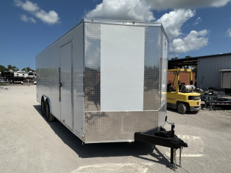 New 2025 DIAMOND CARGO 8.5 x 24 TA Cargo / Enclosed Trailer - 7' Interior Height / .080 Poly Core Semi Screwed Siding