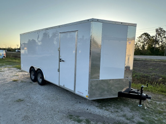 New 2025 DIAMOND CARGO 8.5 x 20 TA 10K GVWR Cargo / Enclosed Trailer - 7' Interior Height / .080 Poly Core Semi Screwed Siding