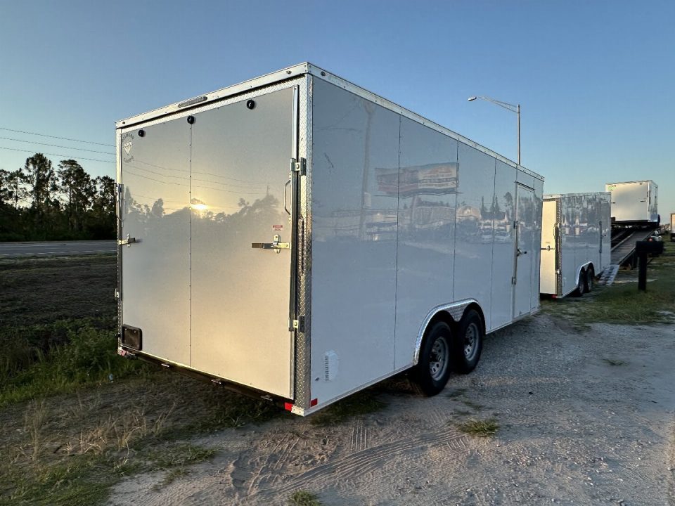New 2025 DIAMOND CARGO 8.5 x 20 TA 7K GVWR Cargo / Enclosed Trailer - 7' Interior Height / .080 Poly Core Semi Screwed Siding