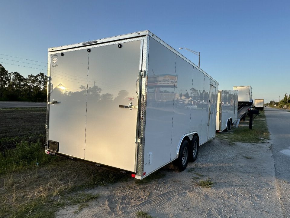 New 2025 DIAMOND CARGO 8 x 18 TA 10K GVWR Cargo / Enclosed Trailer - 7' Interior Height / .080 Poly Core Semi Screwed Siding