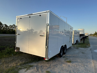 New 2025 DIAMOND CARGO 8 x 18 TA 10K GVWR Cargo / Enclosed Trailer - 7' Interior Height / .080 Poly Core Semi Screwed Siding