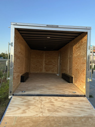 New 2025 DIAMOND CARGO 8 x 18 TA 10K GVWR Cargo / Enclosed Trailer - 7' Interior Height / .080 Poly Core Semi Screwed Siding