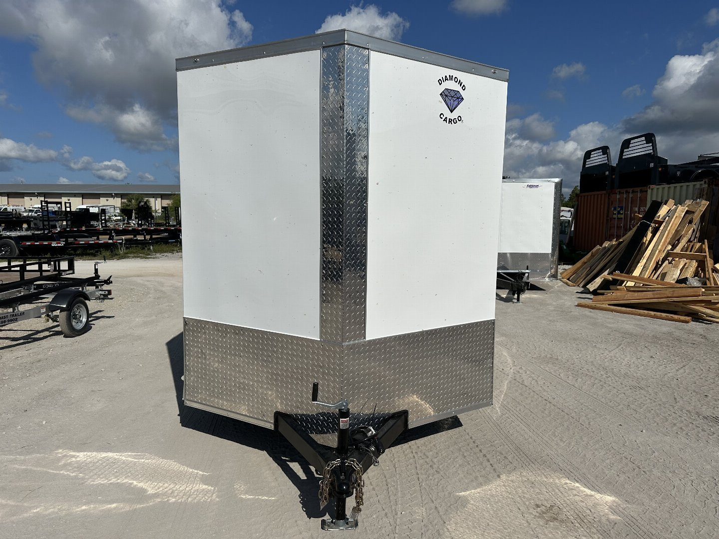 New 2025 DIAMOND CARGO 7 x 16 TA Cargo / Enclosed Trailer - 7' Interior Height / .080 Poly Core - Semi Screwed Siding