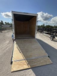 New 2025 DIAMOND CARGO 7 x 16 TA Cargo / Enclosed Trailer - 7' Interior Height / .080 Poly Core - Semi Screwed Siding