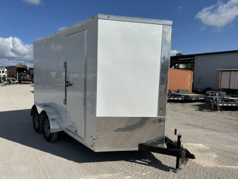 New 2025 DIAMOND CARGO 7 x 16 TA Cargo / Enclosed Trailer - 7' Interior Height / .080 Poly Core - Semi Screwed Siding