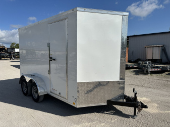 New 2025 DIAMOND CARGO 7 x 12 TA Cargo / Enclosed Trailer- 7' Interior Height / .080 Poly Core - Semi Screwed Siding