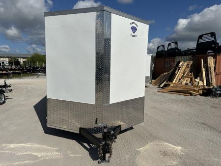 New 2026 DIAMOND CARGO 7 x 12 TA Cargo / Enclosed Trailer- 7' Interior Height / .080 Poly Core - Semi Screwed Siding