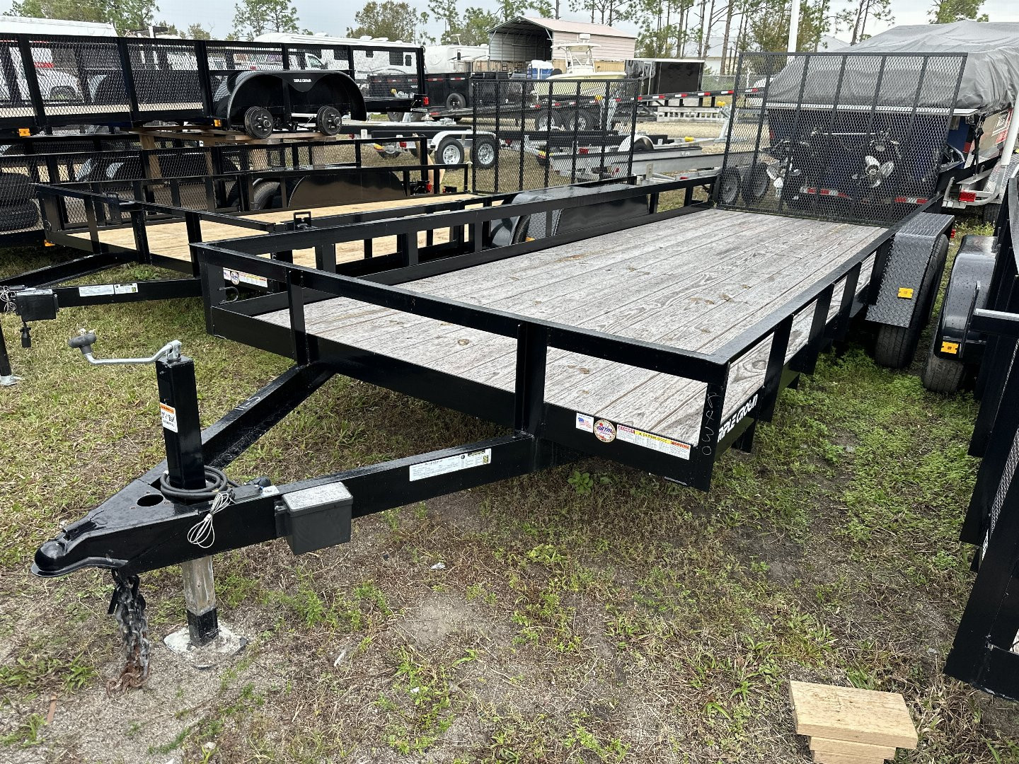 New 2025 TRIPLE CROWN TRAILERS 7' x 20' Utility Trailer