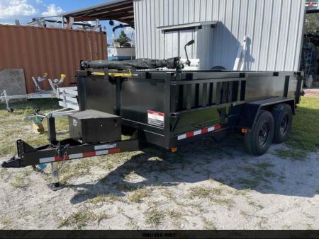 New 2026 TRIPLE CROWN TRAILERS 7' x 16' Heavy Duty 14K Dump Trailer