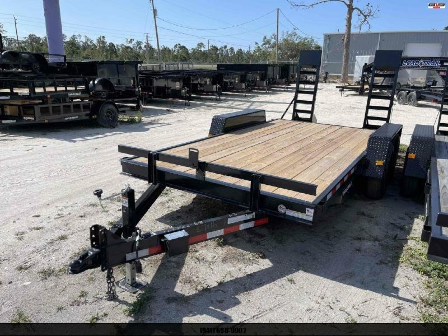 New 2025 TRIPLE CROWN TRAILERS 7' x 16' 14k Equipment Trailer