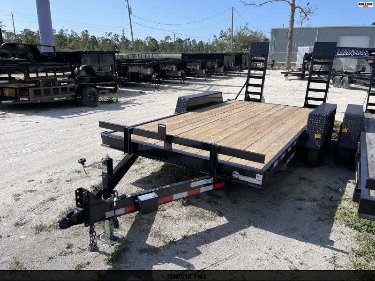 New 2025 TRIPLE CROWN TRAILERS 7' x 16' 14k Equipment Trailer