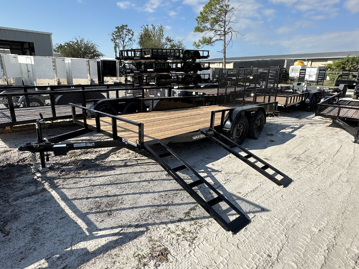 New 2026 TRIPLE CROWN TRAILERS 7' x 16' ATV Trailer