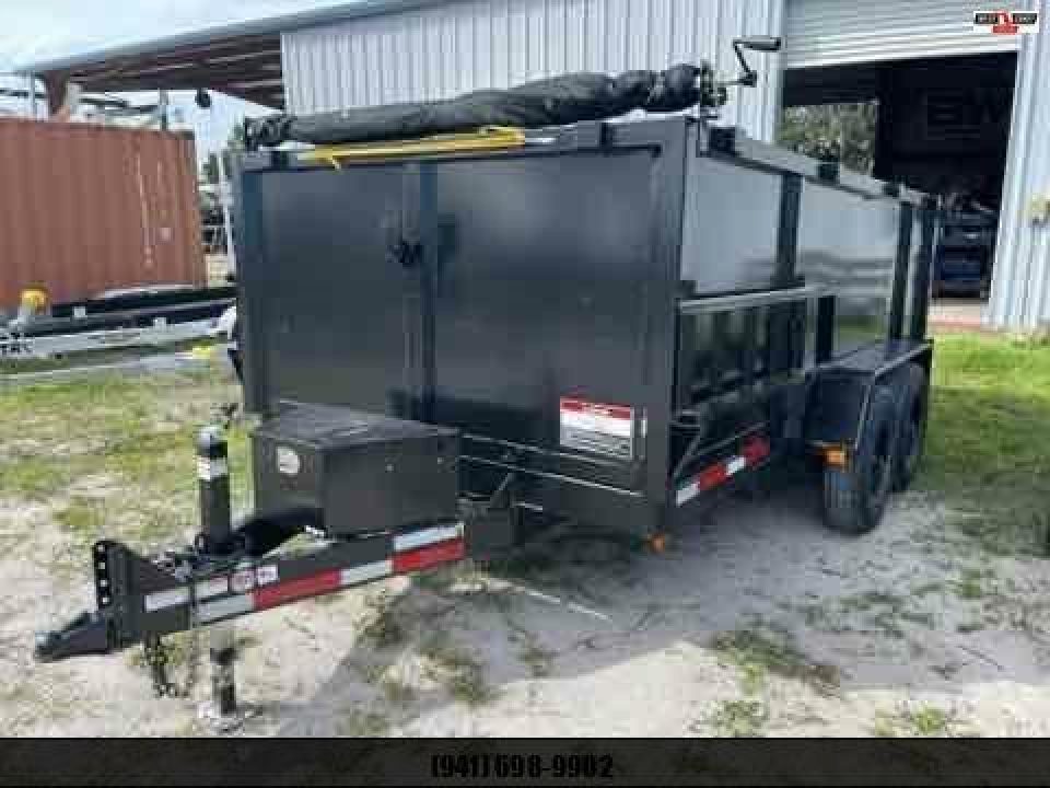 New 2025 TRIPLE CROWN TRAILERS 7' x 14' Heavy Duty 14K Dump Trailer