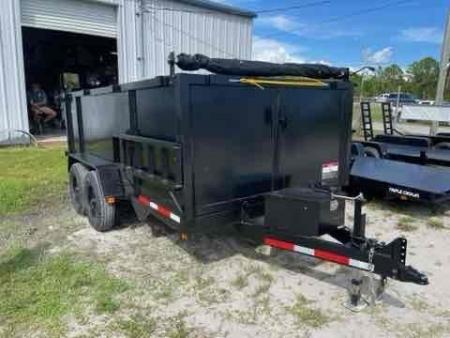 New 2026 TRIPLE CROWN TRAILERS 7' x 14' Heavy Duty 14K Dump Trailer