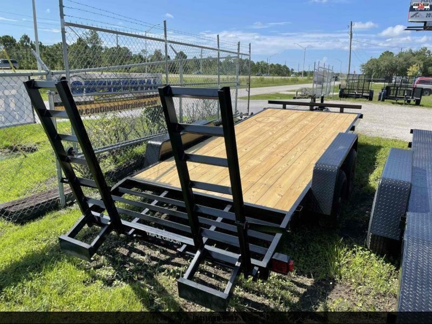 New 2025 TRIPLE CROWN TRAILERS 7' x 18' 10k Equipment Trailer