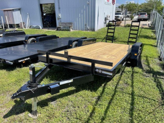 New 2025 TRIPLE CROWN TRAILERS 7' x 18' 10k Equipment Trailer