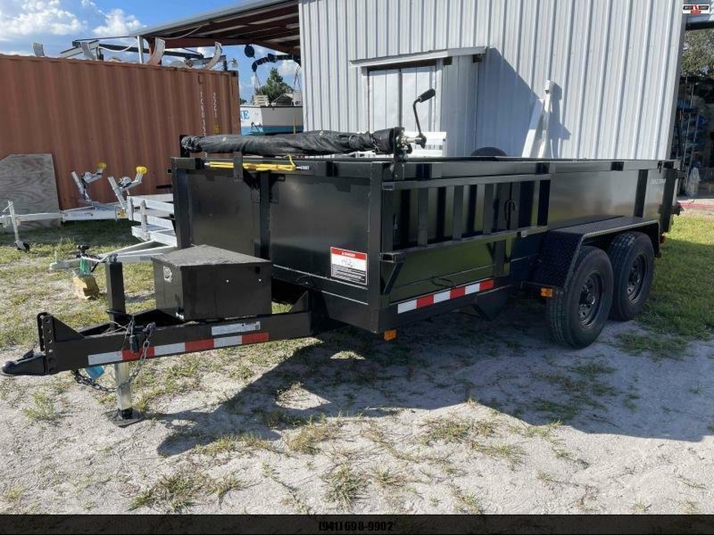 New 2025 TRIPLE CROWN TRAILERS 7' x 14' Heavy Duty 14K Dump Trailer