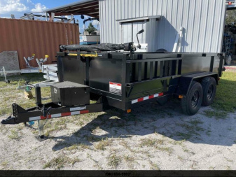 New 2025 TRIPLE CROWN TRAILERS 7' x 14' Heavy Duty 14K Dump Trailer