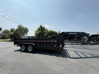 New 2025 Sure-Trac 82X16 GOOSENECK HEAVY DUTY LOW PROFILE 16K Dump Trailer