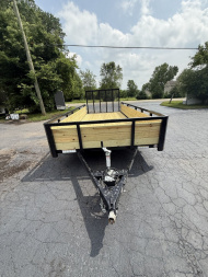 New 2025 Sure-Trac 7X16 3 BOARD 7K Utility Trailer