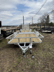 New 2025 Sure-Trac 7X14 SA ALUM Utility Trailer 3K