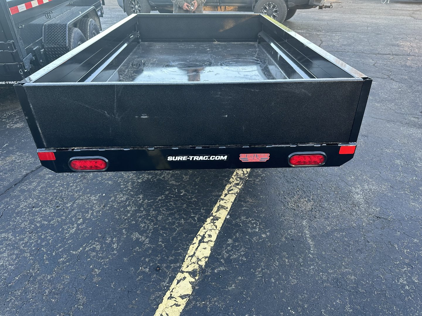 New 4.5X8 2.9K 2025 Sure-Trac Dump Trailer