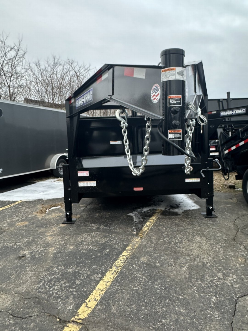 New 82x16 GOOSENECK 14K 2025 Sure-Trac Dump Trailer