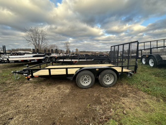 New 7X14 7K 2025 GE Trailers LT142A Landscape Trailer