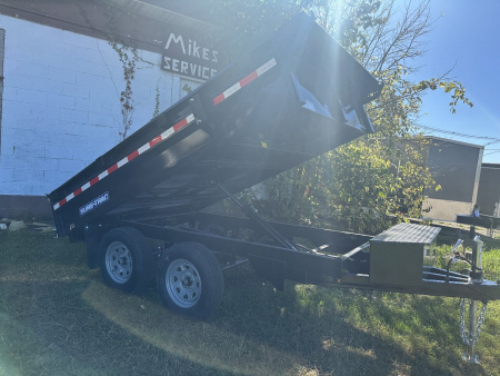 New 6X10 7K 2024 Sure-Trac ST721DOD-B-070 Dump Trailer