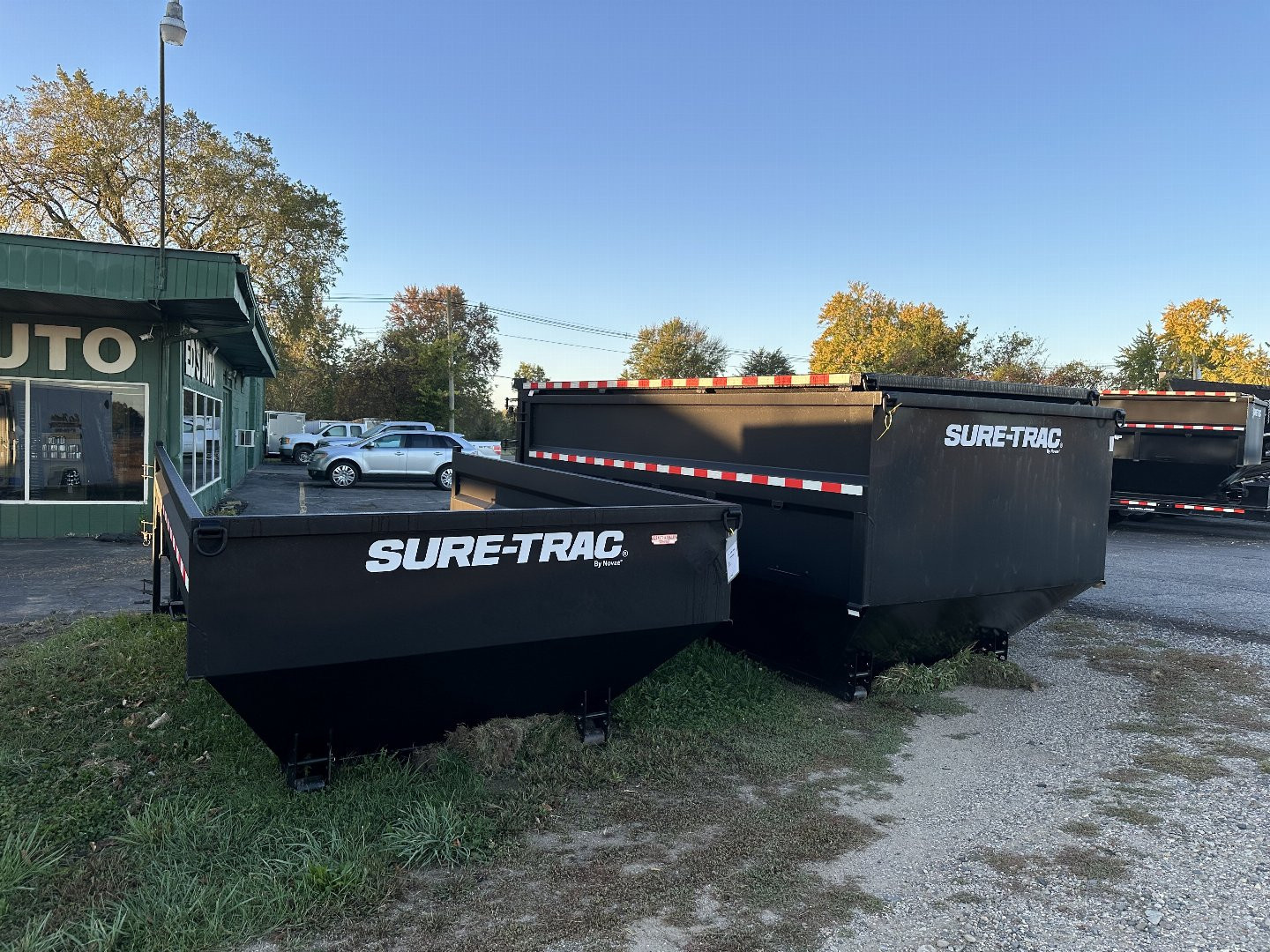 New 14'/16' BIN Sure-Trac Dump Bins & Flat Deck