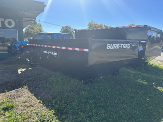 New 14'/16' BIN Sure-Trac Dump Bins & Flat Deck